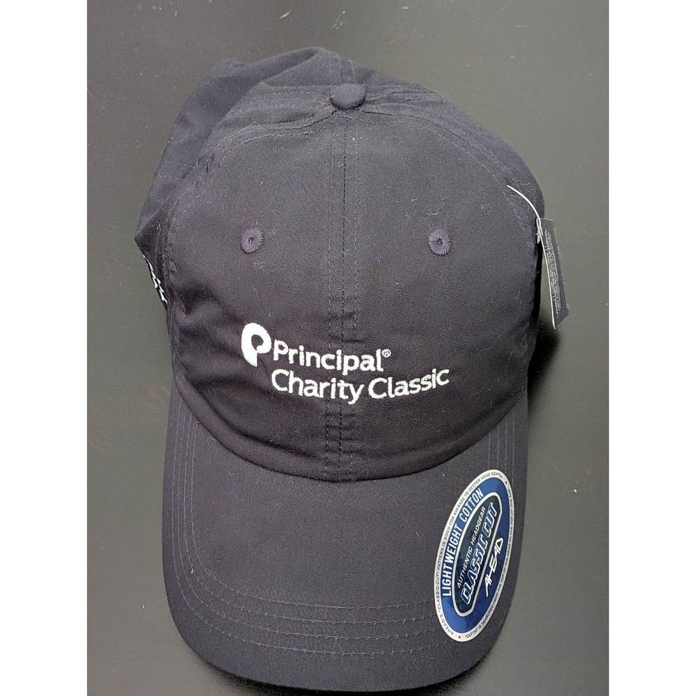 Principal Charity Classic Hat Golf Hat Navy Blue Strapback OSFM AHEAD NWT